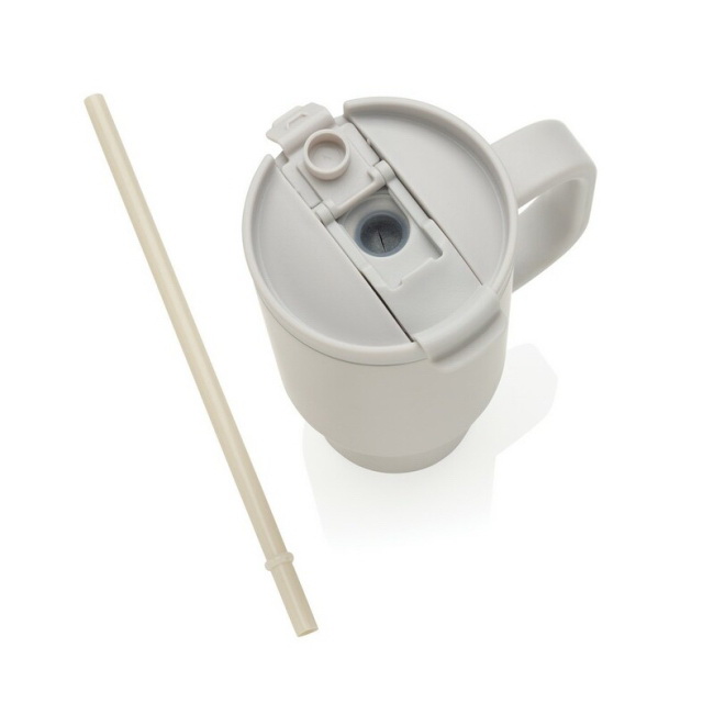 Kubek termiczny 480 ml z uchwytem Cruiser szary