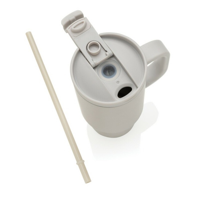 Kubek termiczny 480 ml z uchwytem Cruiser szary