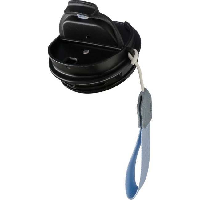 Kubek termiczny 500 ml pastelowy niebieski z uchem