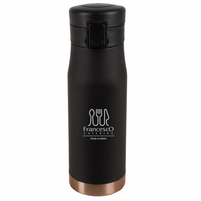 Kubek termiczny 600 ml Mauro Conti Brian czarny stal