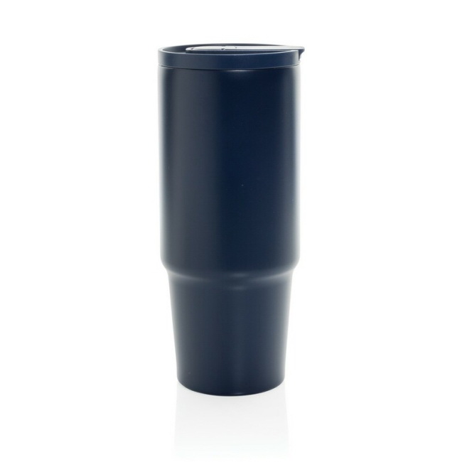 Kubek termiczny 900 ml granatowy stalowy z uchwytem