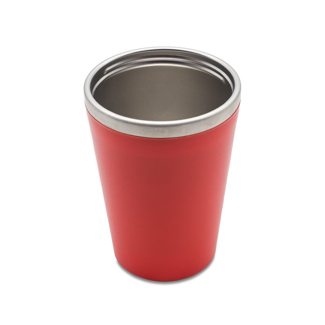 Kubek termiczny Andre 350 ml czerwony, stal 18/8