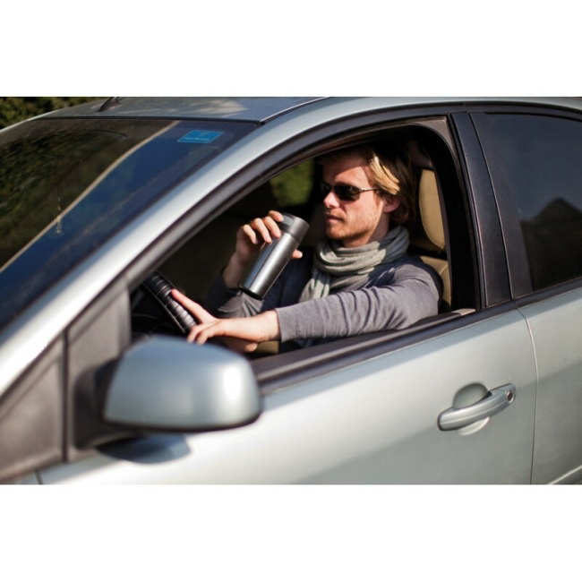 Kubek termiczny Auto 300 ml, stal nierdzewna, srebrny