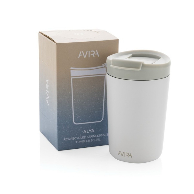 Kubek termiczny Avira Alya 300 ml biały, stal RCS