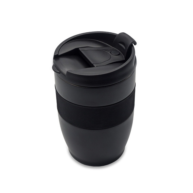 Kubek termiczny Carol 300 ml czarny mat z grawerem