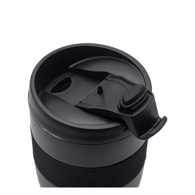 Kubek termiczny Carol 300 ml czarny mat z grawerem