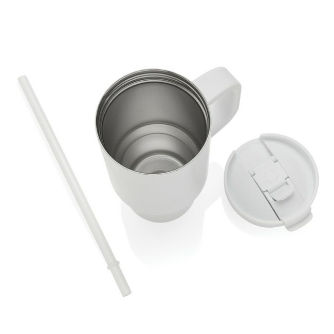 Kubek termiczny Cruiser 480 ml biały z uchem