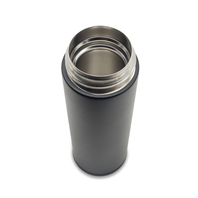 Kubek termiczny Olten 400 ml czarny stal 18/8