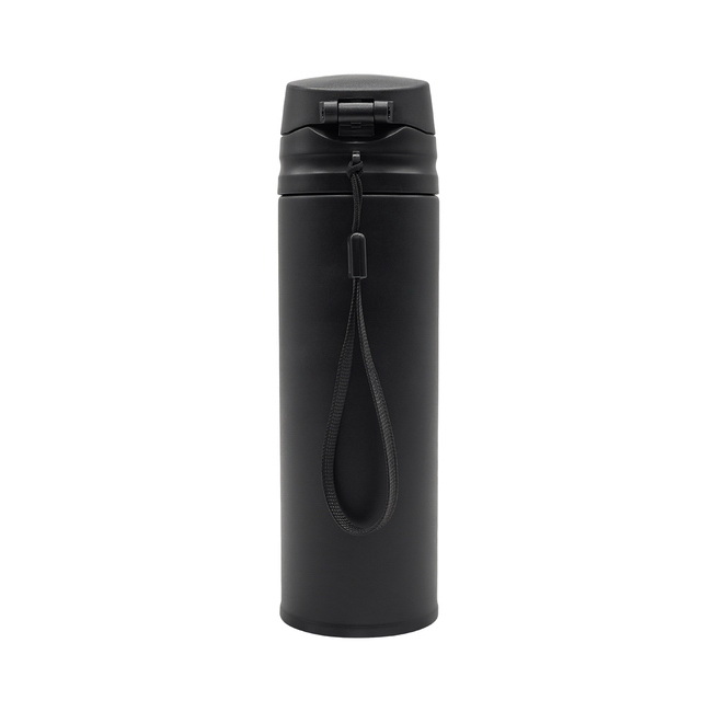 Kubek termiczny Olten 400 ml czarny stal 18/8