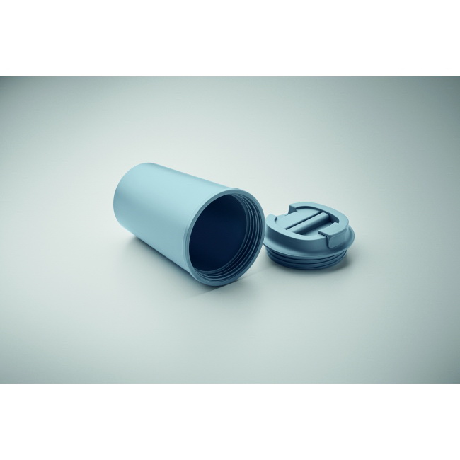 Kubek termiczny PLA 350 ml Petrol z chowanym ustnikiem