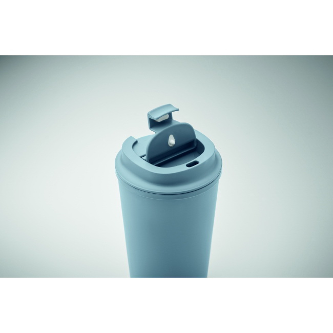 Kubek termiczny PLA 350 ml Petrol z chowanym ustnikiem