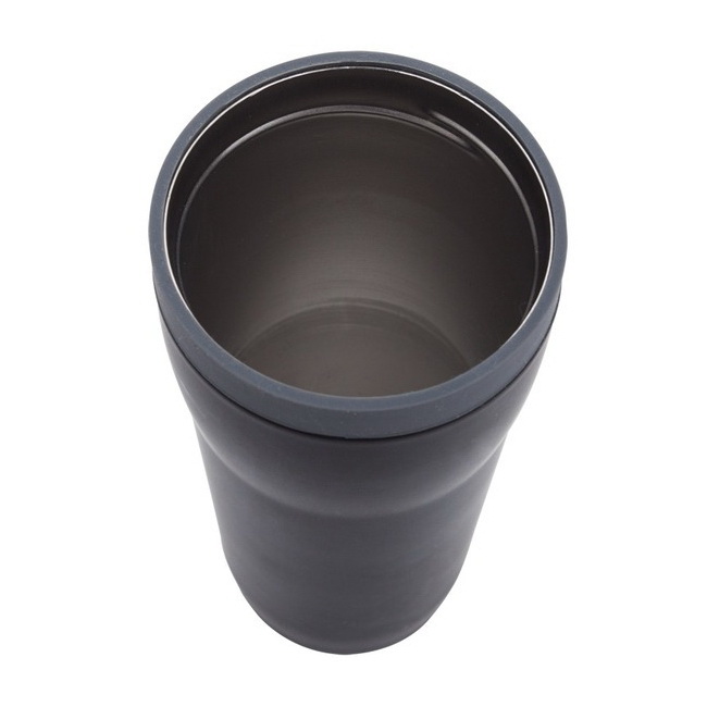 Kubek termiczny Winnipeg 350 ml czarny, stal nierdz.