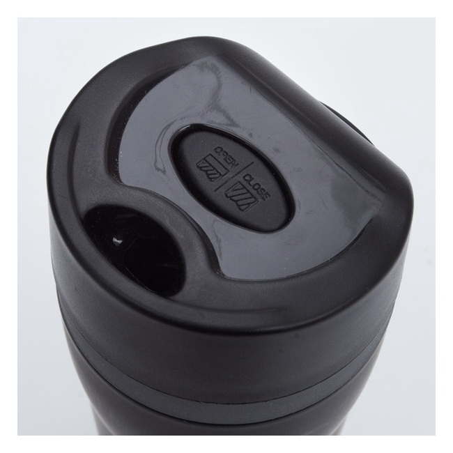 Kubek termiczny Winnipeg 350 ml czarny, stal nierdz.