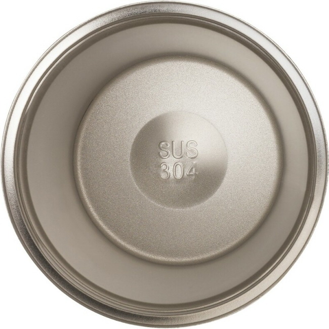 Kubek termiczny z uchem 380 ml, stal nierdzewna, czarny