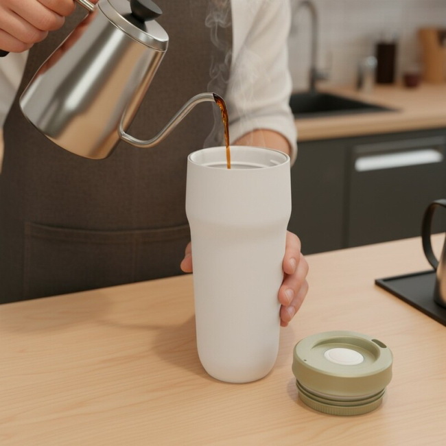 Leakproof kubek termiczny 400 ml jasnozielony