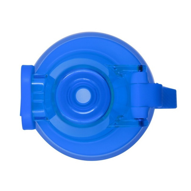 Niebieski bidon Tritan 850 ml z przyciskiem pod nadruk