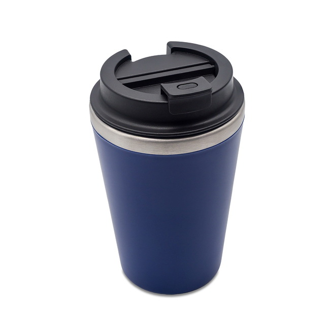 Niebieski kubek termiczny 350 ml pod grawer