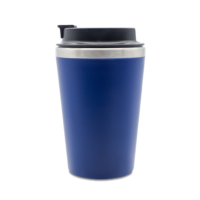 Niebieski kubek termiczny 350 ml pod grawer