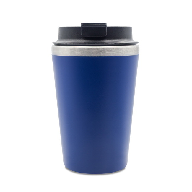 Niebieski kubek termiczny 350 ml pod grawer