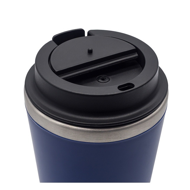 Niebieski kubek termiczny 350 ml pod grawer