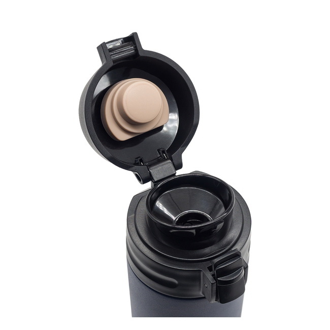 Olten 400 ml - granatowy kubek termiczny, 12 h ciepła