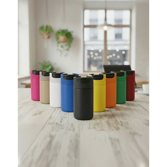 Raylee kubek termiczny z uchem 400 ml zielony