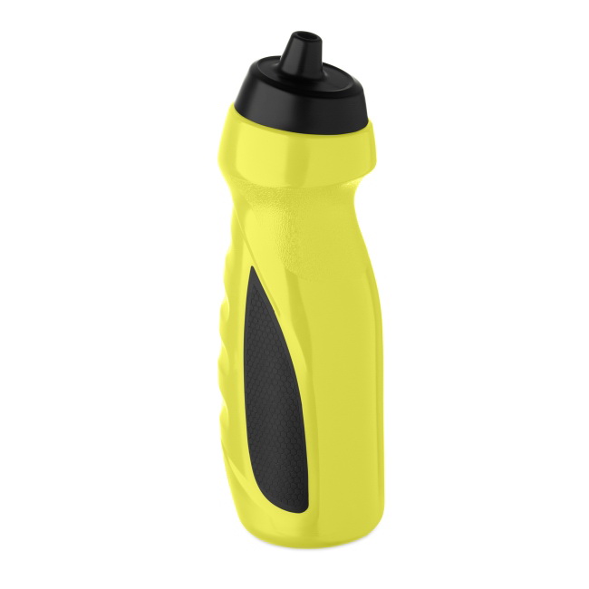 Sportowy bidon 700 ml – fluorescencyjny żółty z logo
