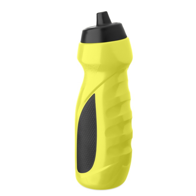 Sportowy bidon 700 ml – fluorescencyjny żółty z logo