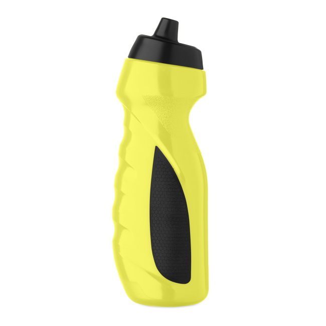 Sportowy bidon 700 ml – fluorescencyjny żółty z logo