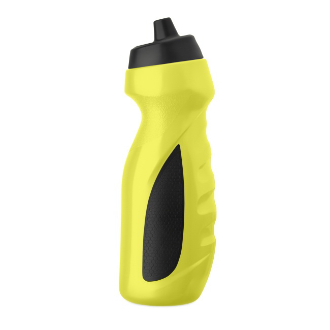 Sportowy bidon 700 ml – fluorescencyjny żółty z logo