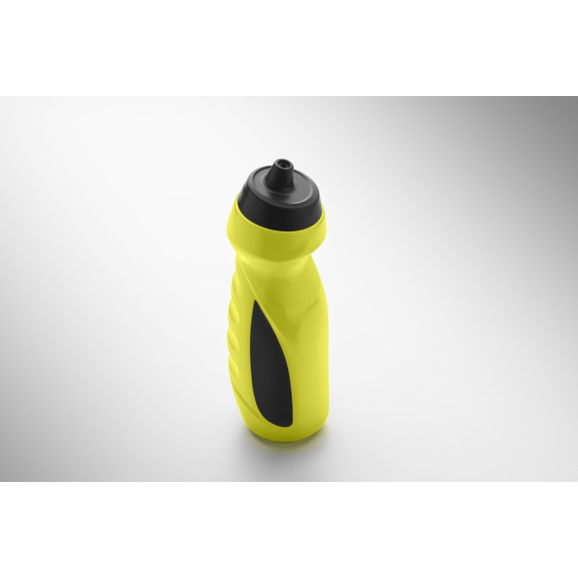 Sportowy bidon 700 ml – fluorescencyjny żółty z logo