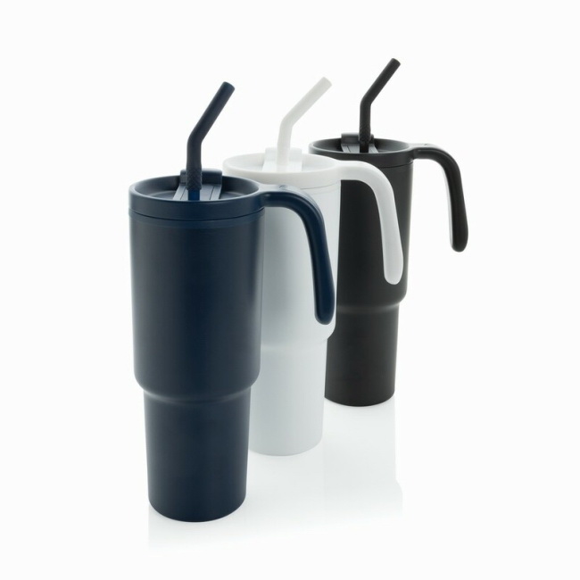 Stal recyklingu – kubek termiczny 900 ml Graphic 360