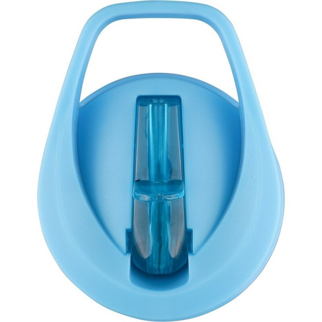 Stalowy bidon 500 ml błękitny z ustnikiem