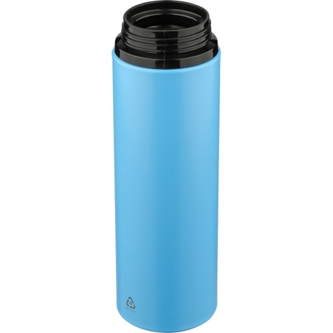 Stalowy bidon 500 ml błękitny z ustnikiem