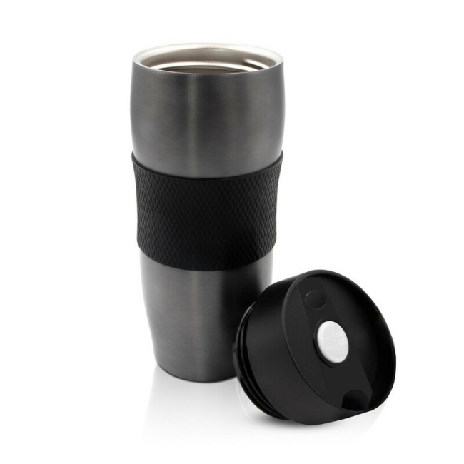 Stalowy kubek termiczny 375 ml Jason szary