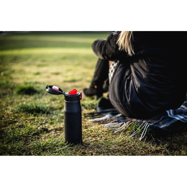 Stalowy kubek termiczny 550 ml Angela – niebieski