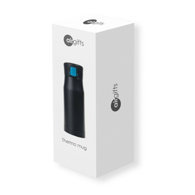 Stalowy kubek termiczny 550 ml Angela – niebieski