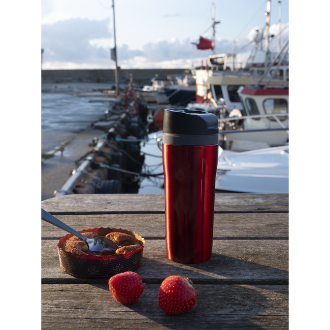 Stalowy kubek termiczny Winnipeg 350 ml bordowy