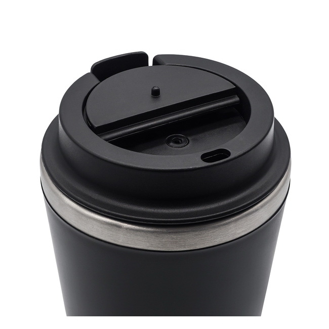 Stalowy termokubek 350 ml – matowa czerń