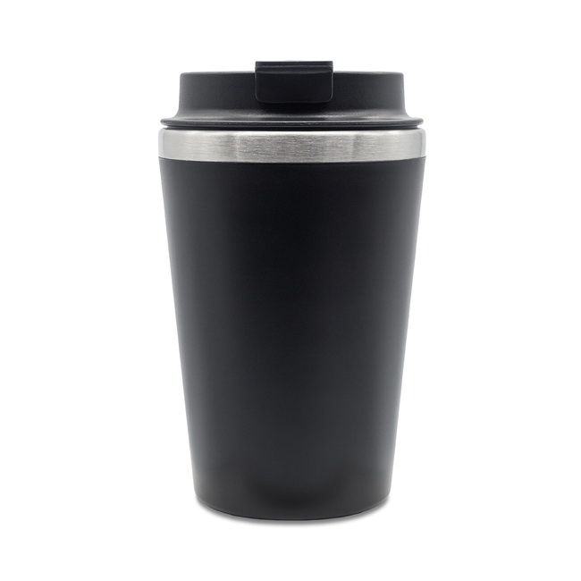 Stalowy termokubek 350 ml – matowa czerń