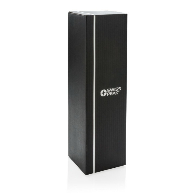 Swiss Peak termos stalowy 700 ml, szary, 2 kubki