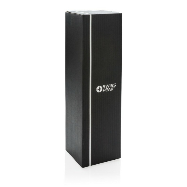 Swiss Peak termos stalowy 700 ml, szary, 2 kubki