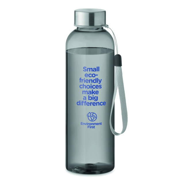 Szara butelka Tritan Renew 500 ml z paskiem