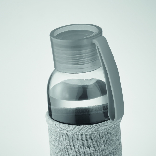 Szklana butelka 500 ml Ebor kamienny szary etui