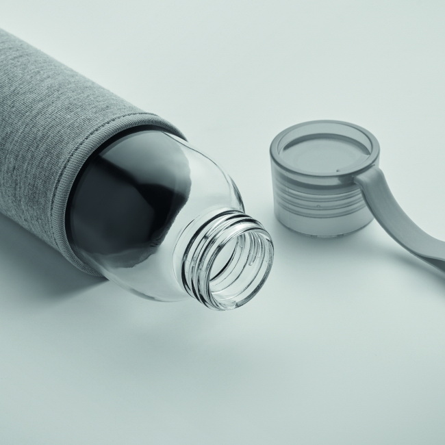 Szklana butelka 500 ml Ebor kamienny szary etui