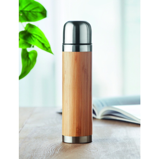 Termos z bambusa 400 ml z grawerem logo