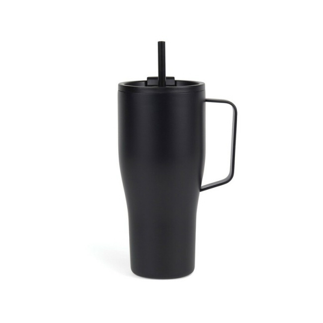 VINGA Voyager 880 ml czarny kubek termiczny z uchwytem