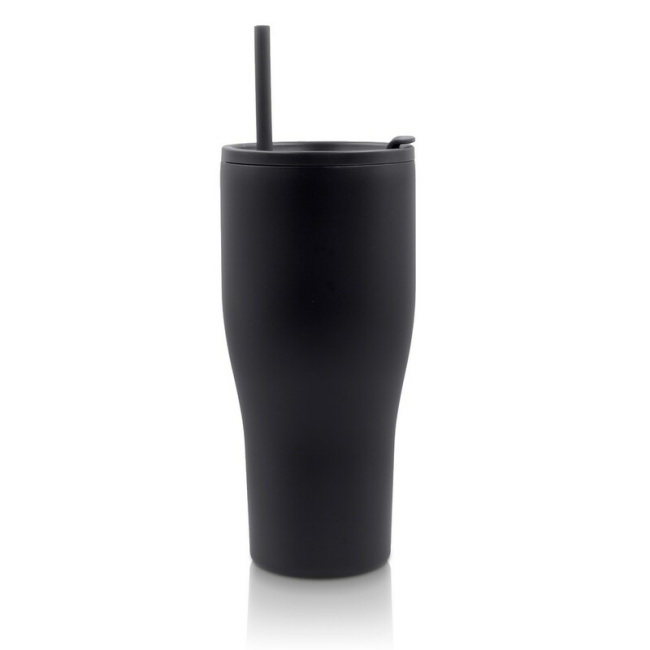 VINGA Voyager 880 ml czarny kubek termiczny z uchwytem