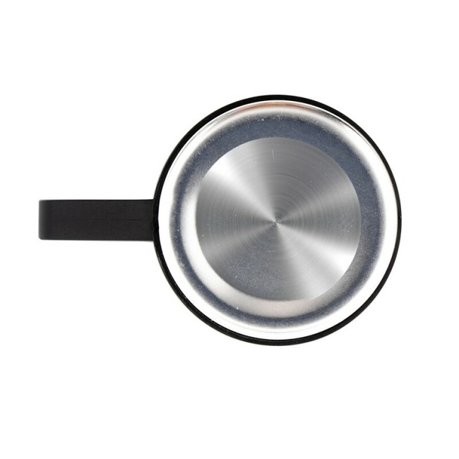 Zestaw czarny: termos 420 ml + 3 kubki z logo