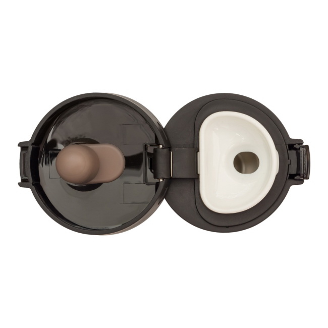 Zielony kubek termiczny 350 ml z blokadą PUSH